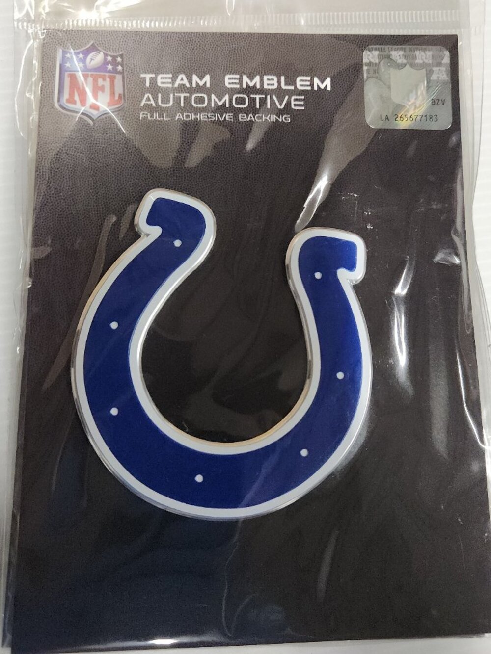 3pk Promark Indianopolis Colts Team Emblem Automotive Decal Set Heavy Duty 143